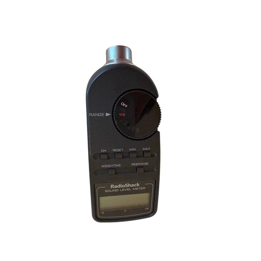 RadioShack Digital‎ Sound Level Meter 33-2055 Decibel Reader with Case Black